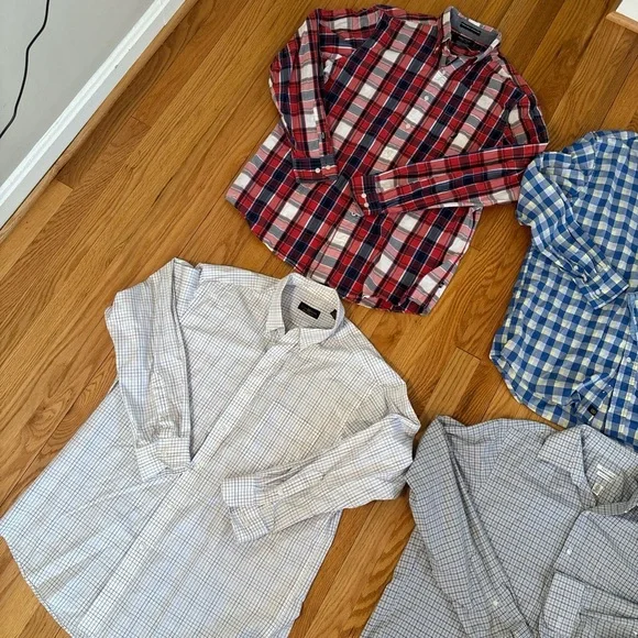 Set of 4 Men’s Medium Long Sleeve Button Downs - Picture 7 of 7